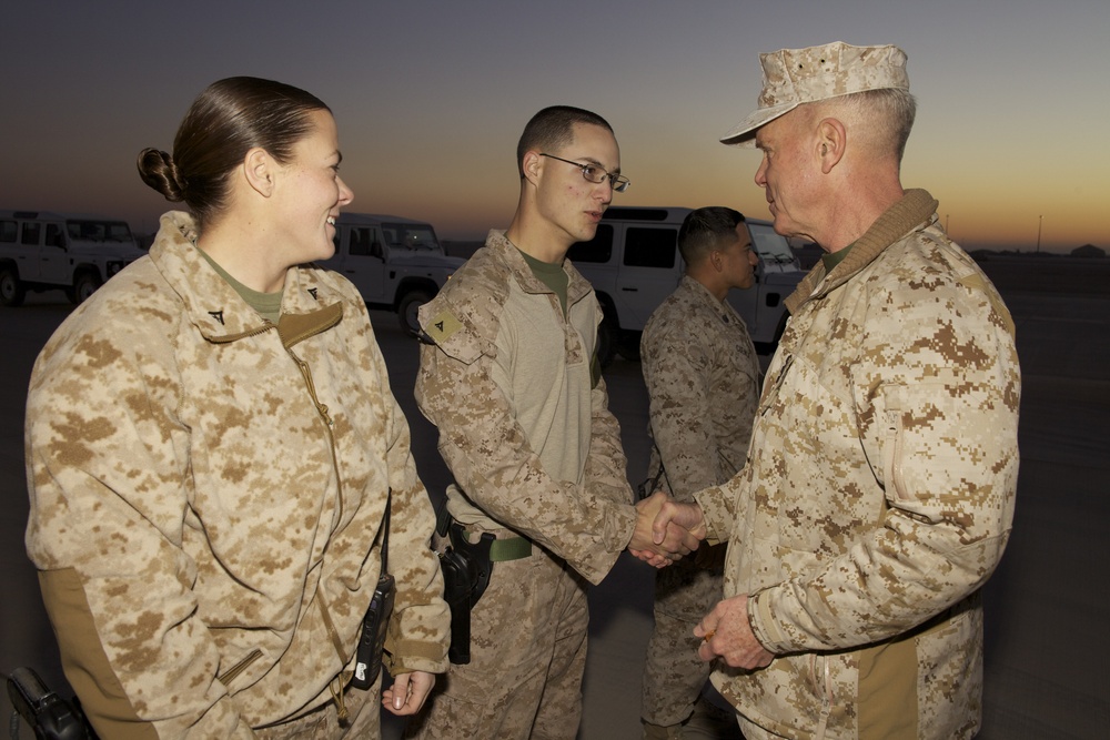 Marine Corps Commandant Visits Afghanistan