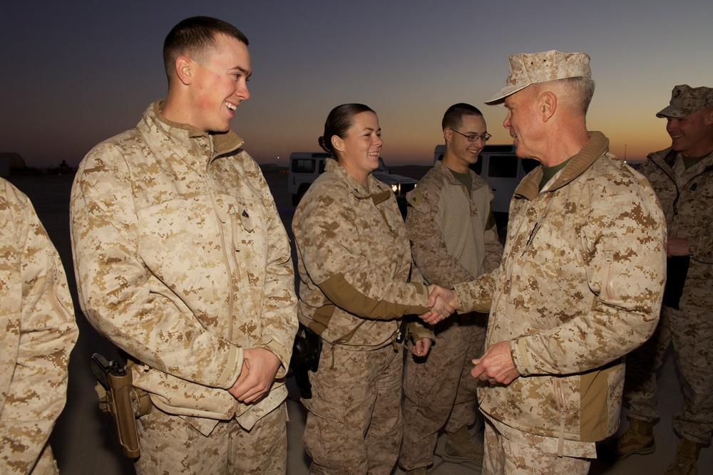 Marine Corps Commandant Visits Afghanistan