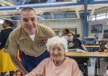 Top NCO visits Paramus veterans home