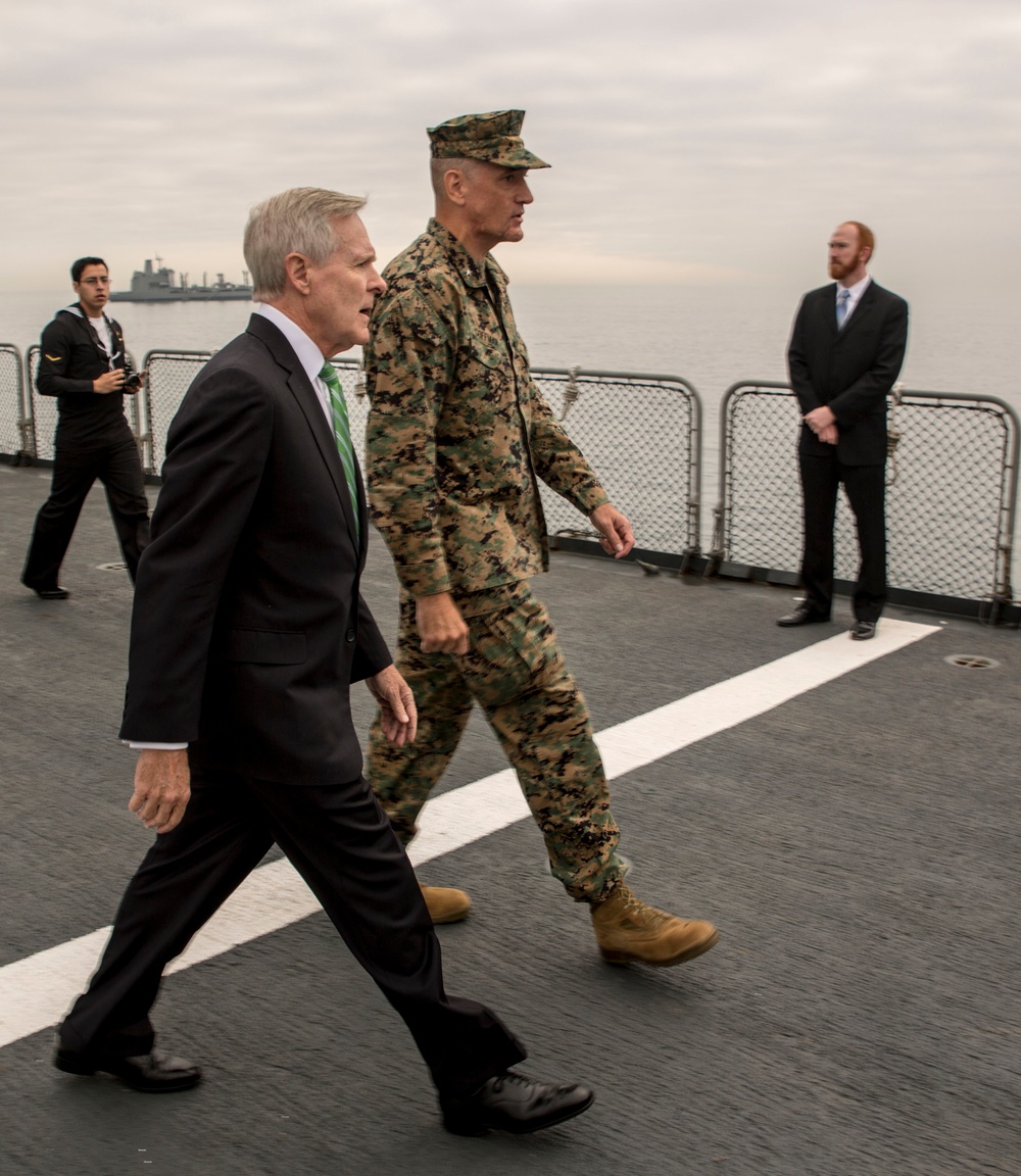 Secretary of the Navy Visits Reserve Marines in Support of Partnership of the Americas