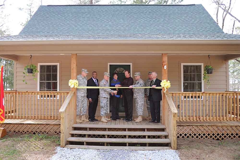 Ribbon cutting ceremony to open East Beach and Singing Pines cabins