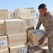 Supply Marines with Marine Expeditionary Brigade - Afghanistan retrograde excess gear aboard Camp Leatherneck, Afghanistan