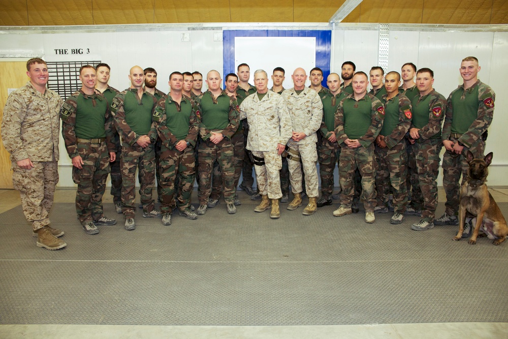 Marine Corps Commandant Visits Afghanistan for Christmas