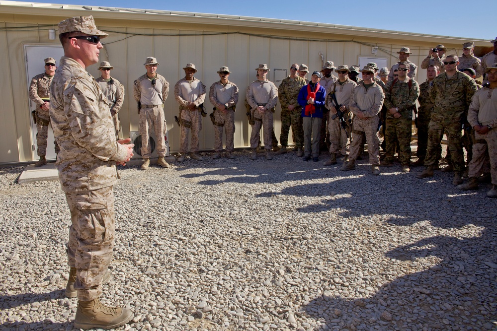 Marine Corps Commandant Visits Afghanistan for Christmas