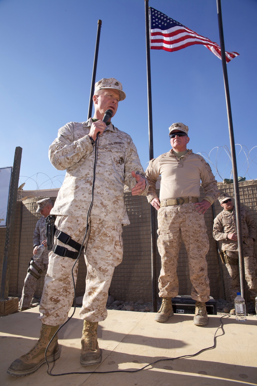 Marine Corps Commandant Visits Afghanistan for Christmas