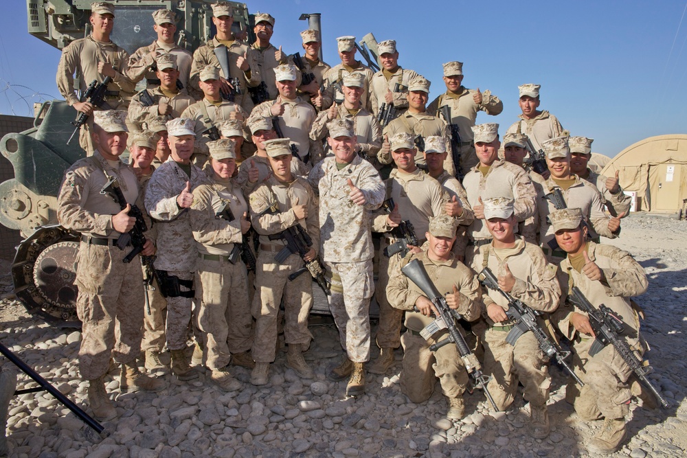 Marine Corps Commandant Visits Afghanistan for Christmas