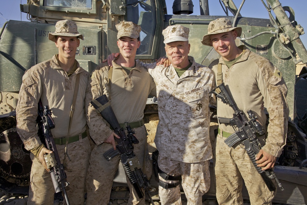 Marine Corps Commandant Visits Afghanistan for Christmas