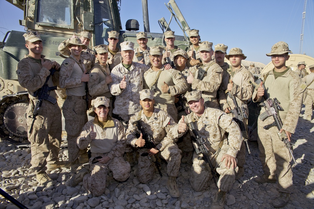 Marine Corps Commandant Visits Afghanistan for Christmas