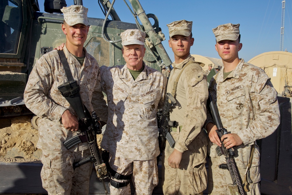 Marine Corps Commandant Visits Afghanistan for Christmas