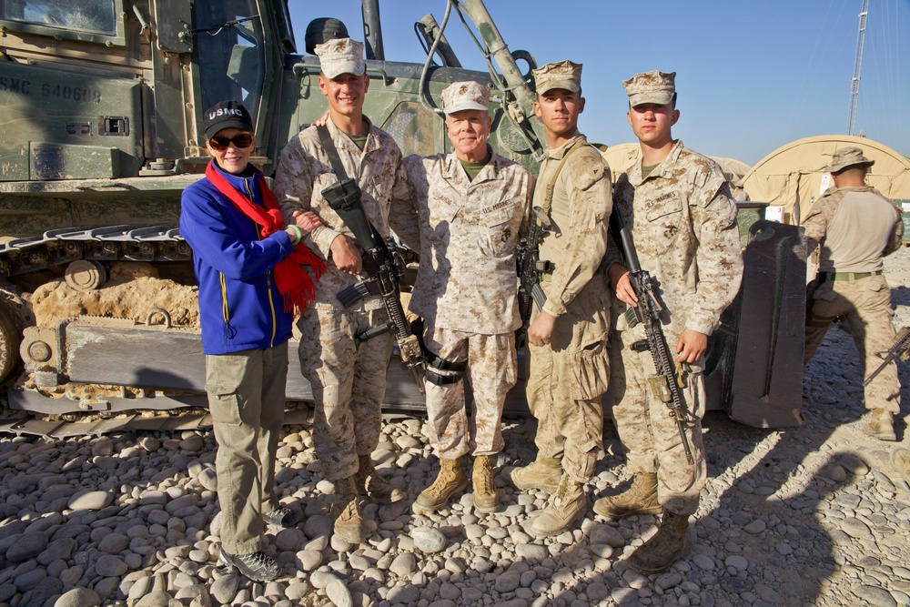 Marine Corps Commandant Visits Afghanistan for Christmas