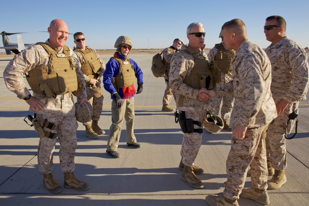 Marine Corps Commandant Visits Afghanistan for Christmas