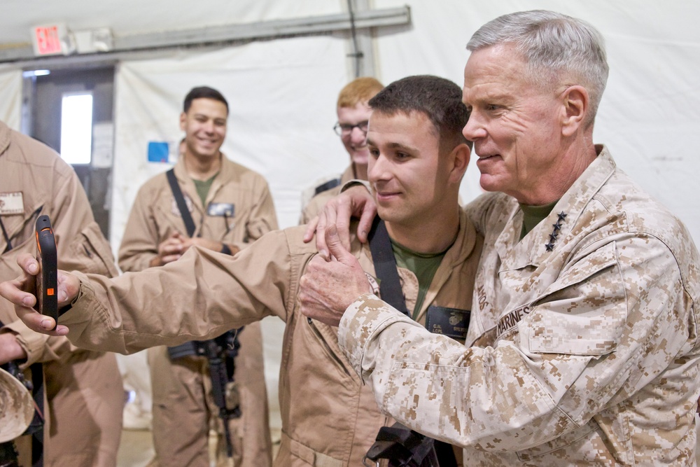 Marine Corps Commandant Visits Afghanistan for Christmas