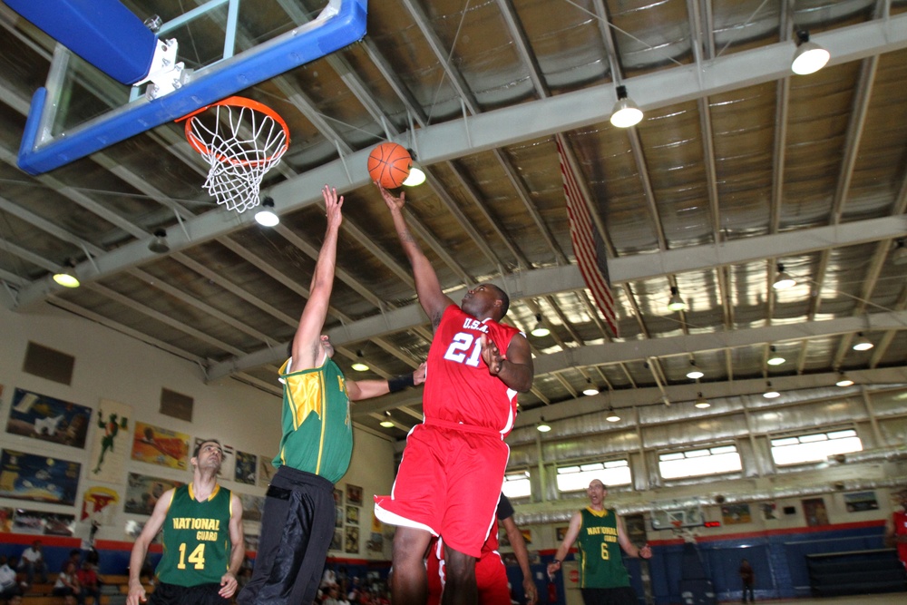 US Soldiers, Kuwait National Guard strengthen partnerships through a game of hoops