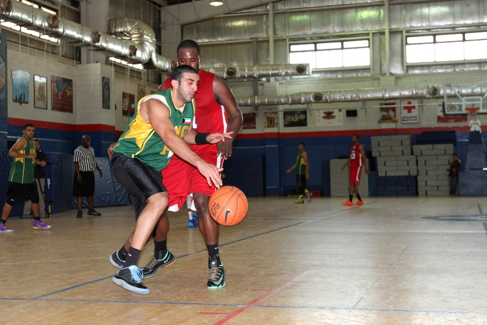 US Soldiers, Kuwait National Guard strengthen partnerships through a game of hoops