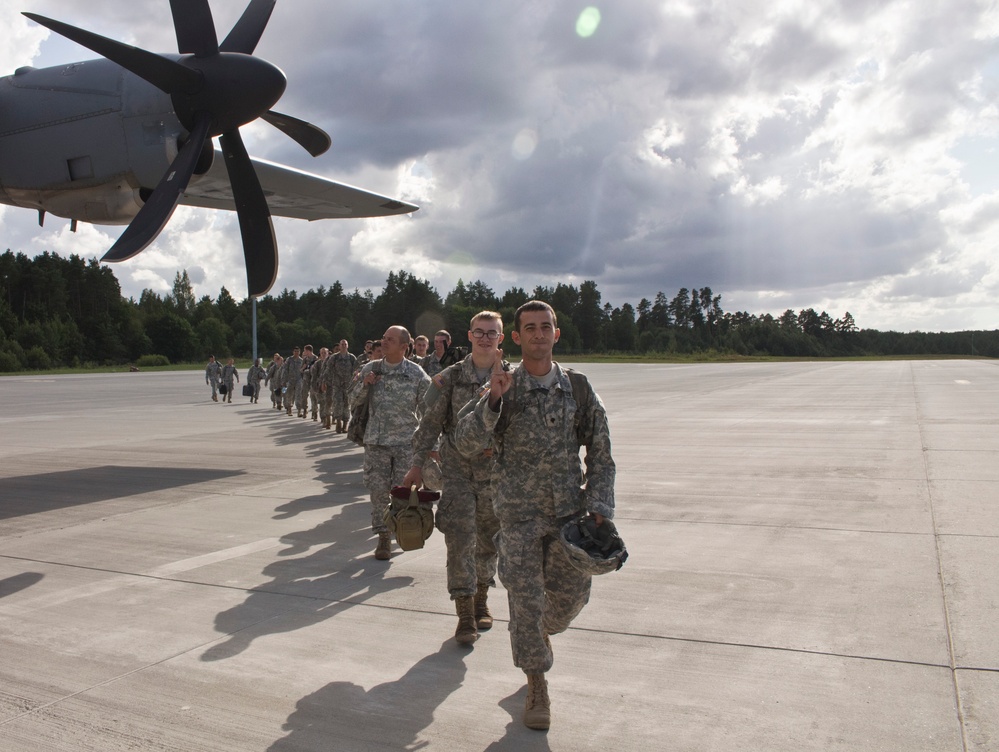 173rd Airborne Brigade conducts rotation of forces ceremony in Estonia