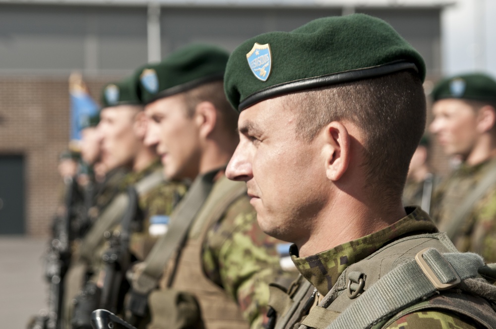 173rd Airborne Brigade conducts rotation of forces ceremony in Estonia