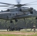Landing Support Marines conduct Helicopter Support Training with M777 Howitzers