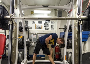 USS Philippine Sea is deployed as part of the George H.W. Bush Carrier Strike Group