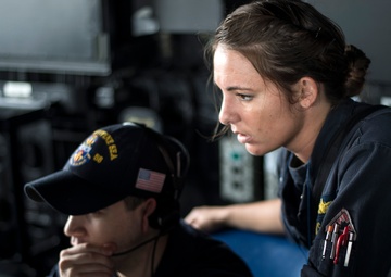 USS Philippine Sea is deployed as part of the George H.W. Bush Carrier Strike Group