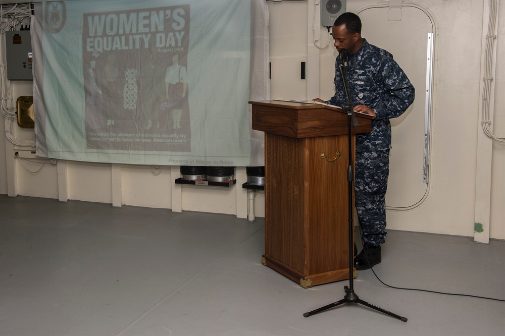 Women's Equality Day observance
