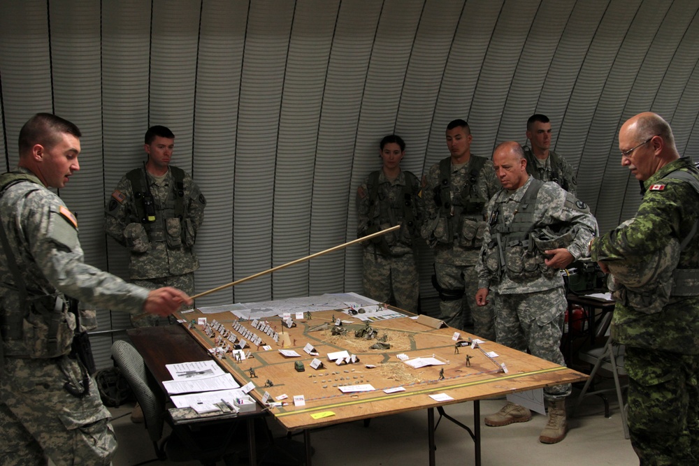 Canadian Army Reserve chief of staff surveys training in California