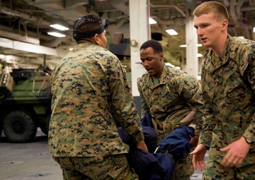 Navy-Marine Corps team takes on CLS aboard USS America
