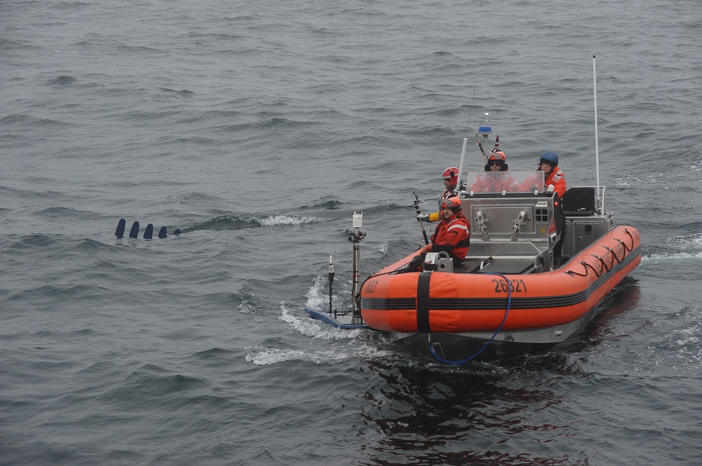 Coast Guard Research and Development Center deploys Unmanned Surface Vehicle during Arctic exercise