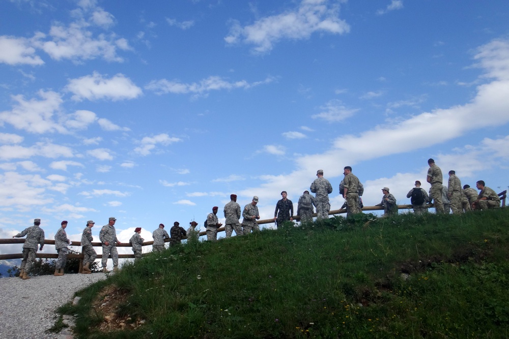 Immediate Response 14 participants visit Battle of Isonzo site in Slovenia