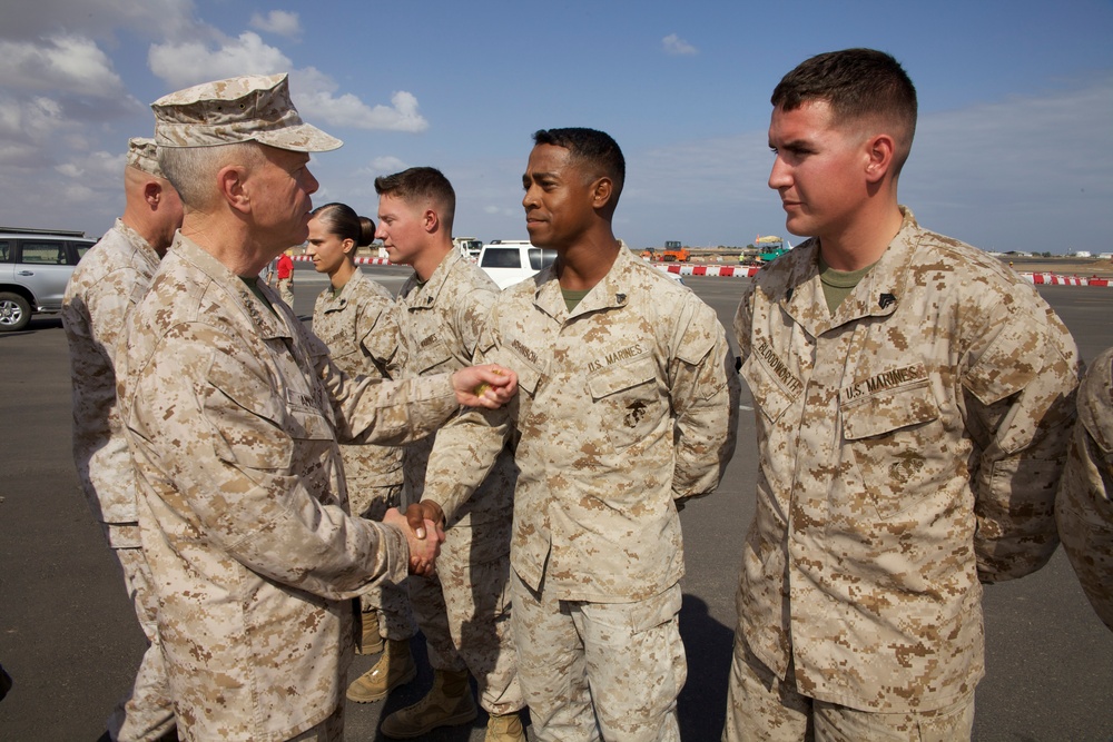 Marine Corps Commandant Visits Djibouti