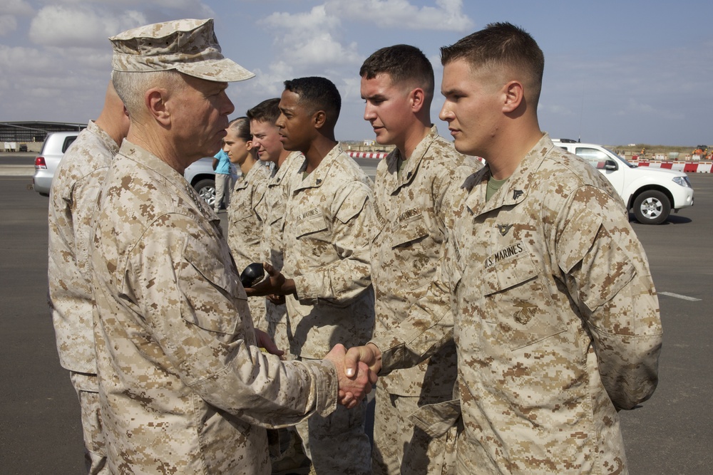 Marine Corps Commandant Visits Djibouti