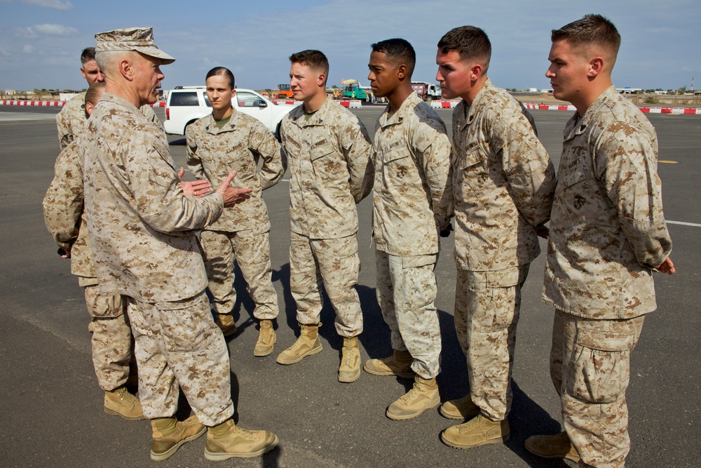 Marine Corps Commandant Visits Djibouti