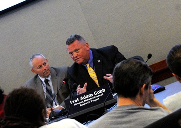 RI Leaders 'Cross the Line' with NAVSTA Newport Experience