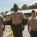 CLR-25 Marine receives the Navy and Marine Corps Commendation Medal with a Combat 'V' Device