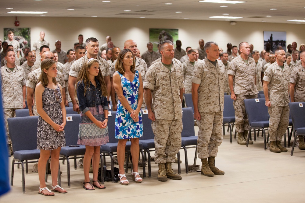 Lt. Col. Moore's Retirement Ceremony