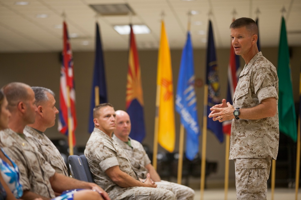 Lt. Col. Moore's Retirement Ceremony