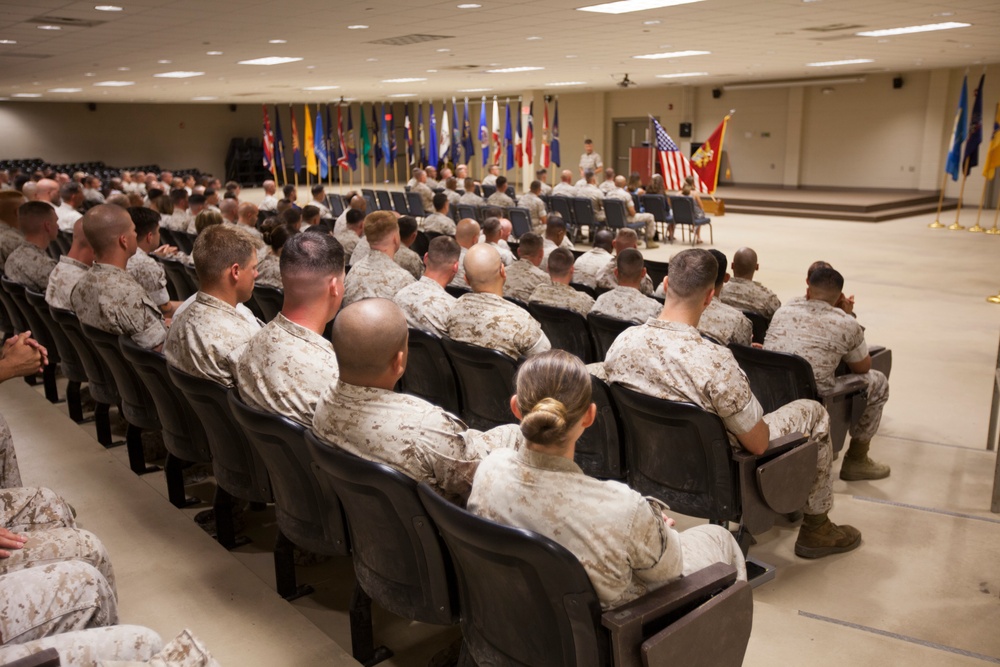 Lt. Col. Moore's Retirement Ceremony