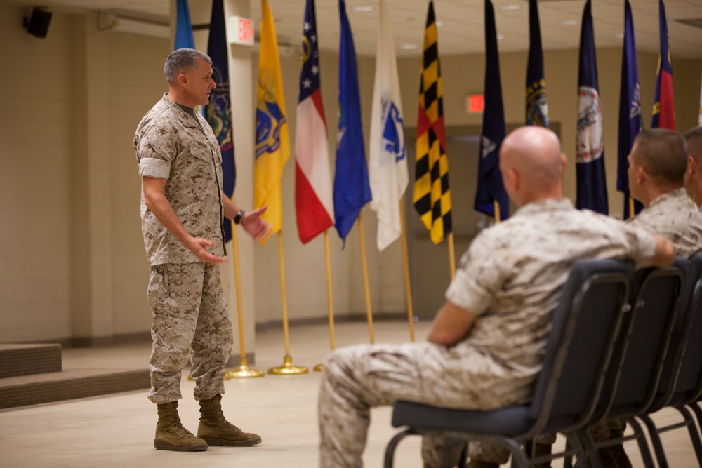 Lt. Col. Moore's Retirement Ceremony