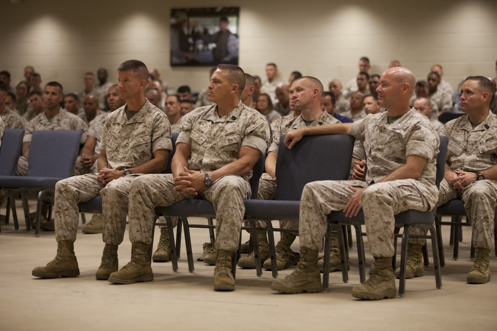 Lt. Col. Moore's Retirement Ceremony