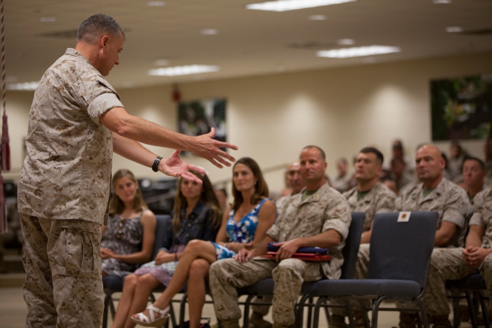 Lt. Col. Moore's Retirement Ceremony