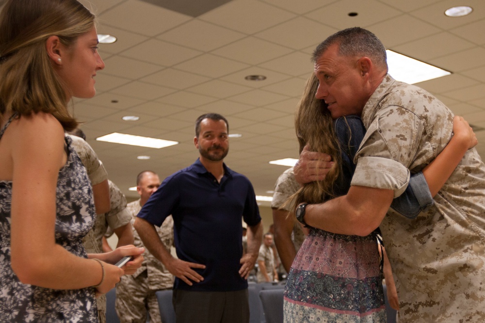 Lt. Col. Moore's Retirement Ceremony