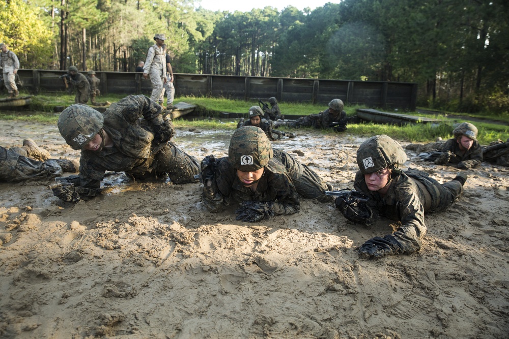 Parris Island recruits learn combat skills needed to be a Marine