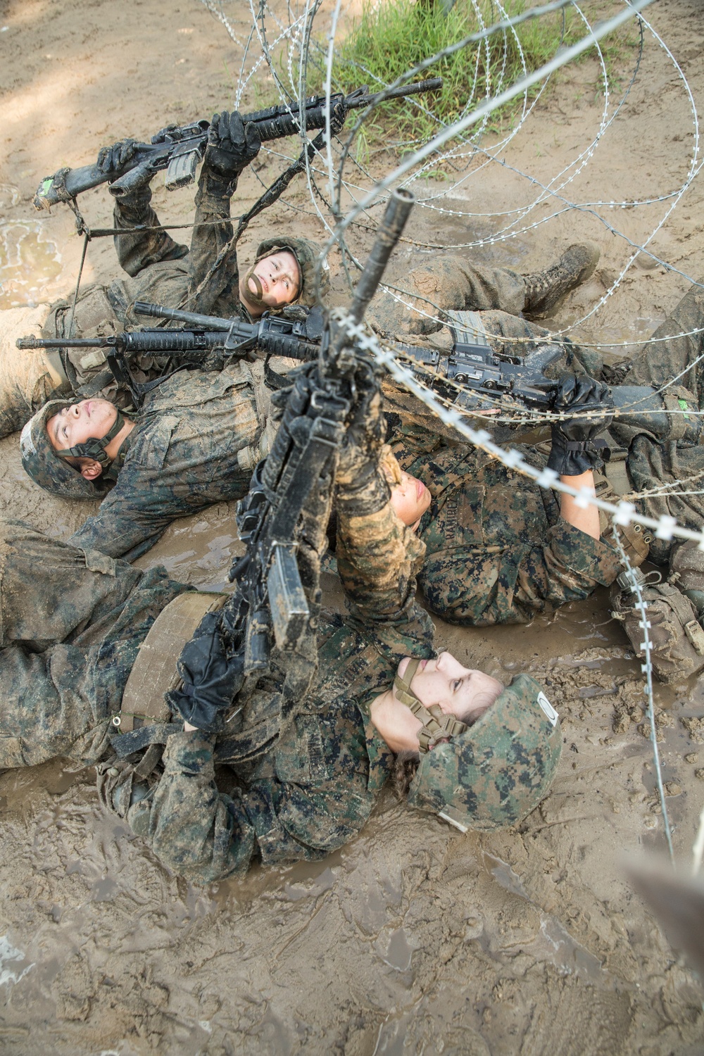 Parris Island recruits learn combat skills needed to be a Marine