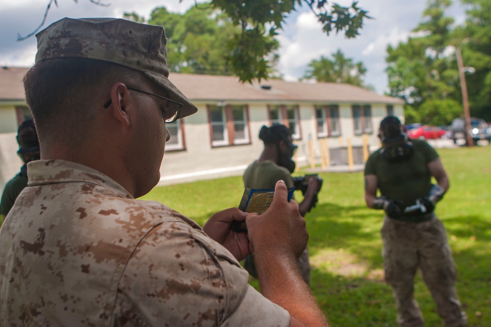 2D MLG Marines take the monitor survey recconnaisance course