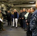 Distinguished visitors from Chile tour USS America