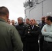 Distinguished visitors from Chile tour USS America