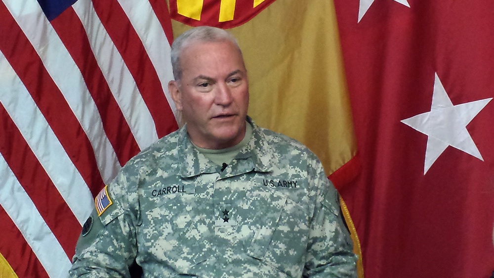 Maj. Gen. Leslie J. Carroll assumes command of 377th Theater Sustainment Command