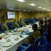 Distinguished vistiors tour USS America in Chile