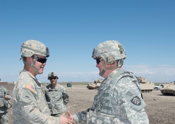 Oregon Mechanize Infantry squares off against OPFOR