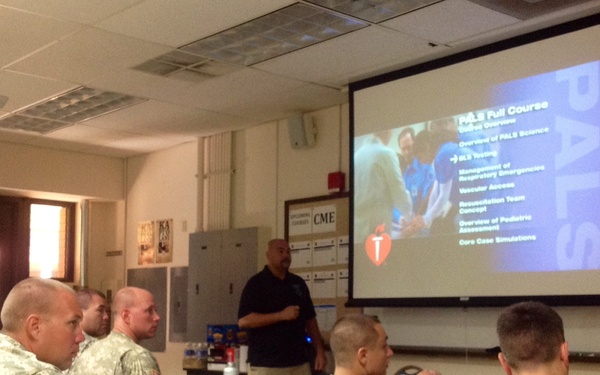 CAB Medics train with KCC paramedic instructors