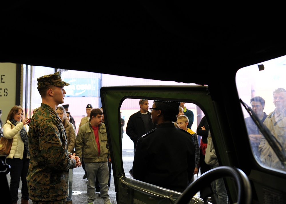 USS America tour